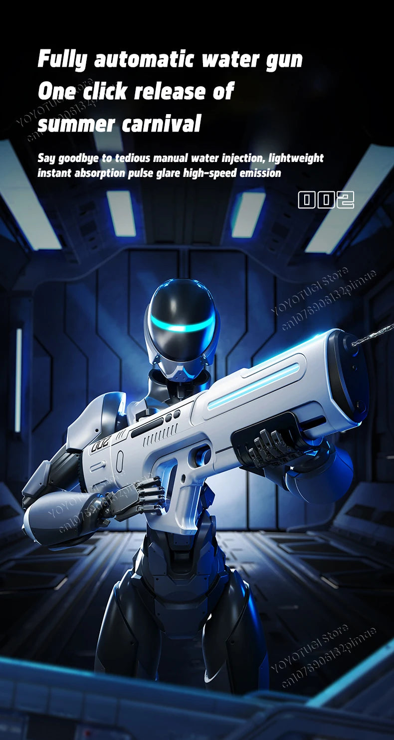 Pulse Electric Continuous Firing Water Gun Powerful Water Spray Laser