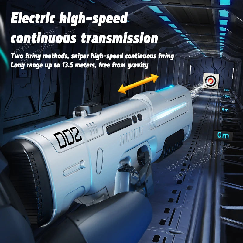 Pulse Electric Continuous Firing Water Gun Powerful Water Spray Laser