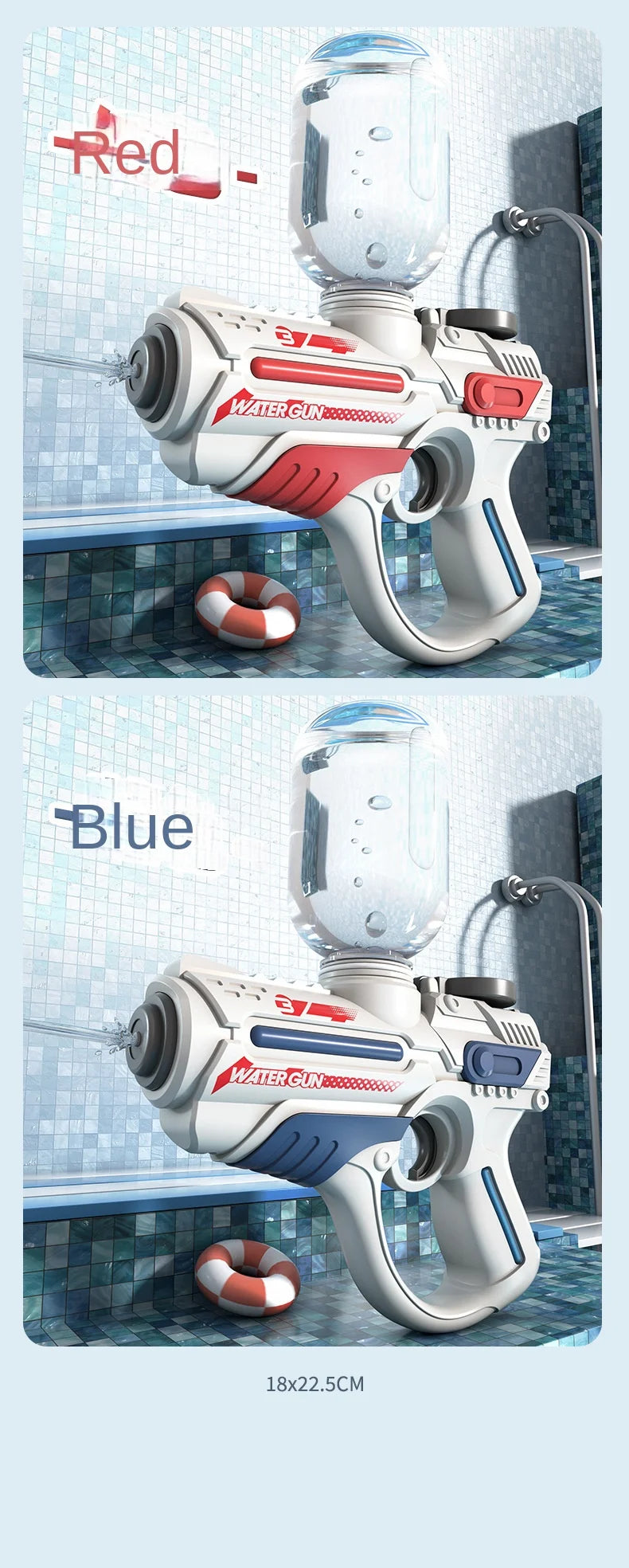 Electric Automatic High-Pressure Water Gun – Large-Capacity