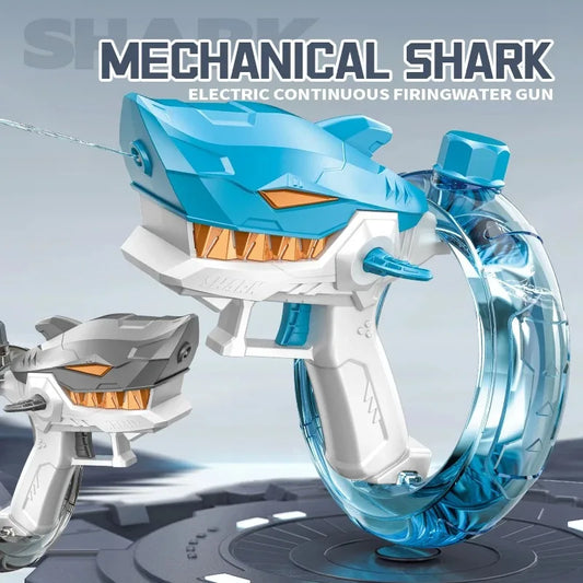 Electric high-pressure mechanical shark water gun