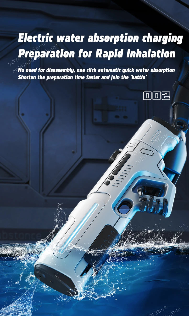 Pulse Electric Continuous Firing Water Gun Powerful Water Spray Laser