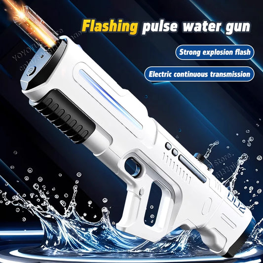 Pulse Electric Continuous Firing Water Gun Powerful Water Spray Laser