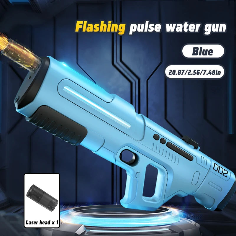 Pulse Electric Continuous Firing Water Gun Powerful Water Spray Laser