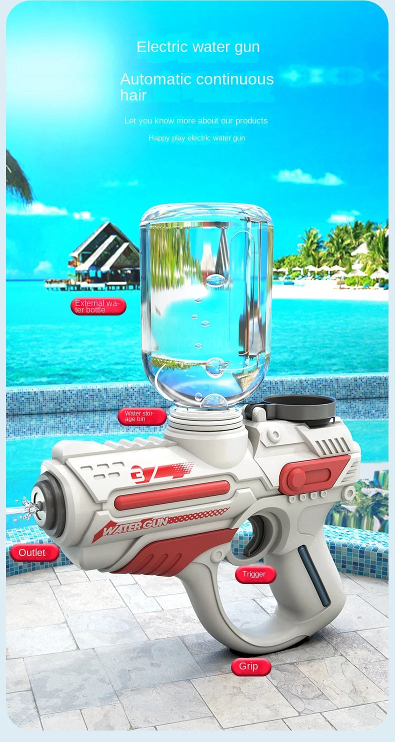 Electric Automatic High-Pressure Water Gun – Large-Capacity