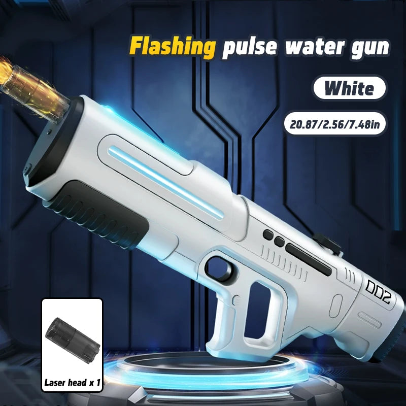 Pulse Electric Continuous Firing Water Gun Powerful Water Spray Laser