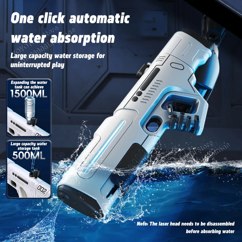 Pulse Electric Continuous Firing Water Gun Powerful Water Spray Laser